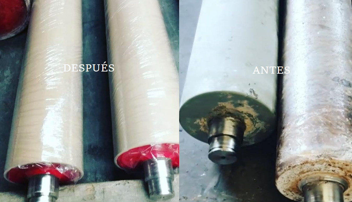 AHULADO Y ENGOMADO DE RODILLOS 